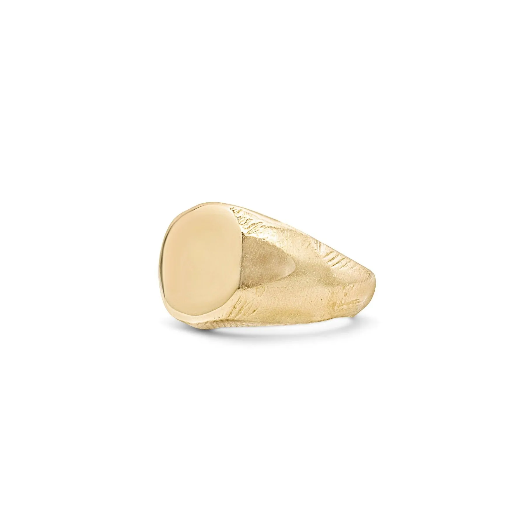 18K Large Signet Ring