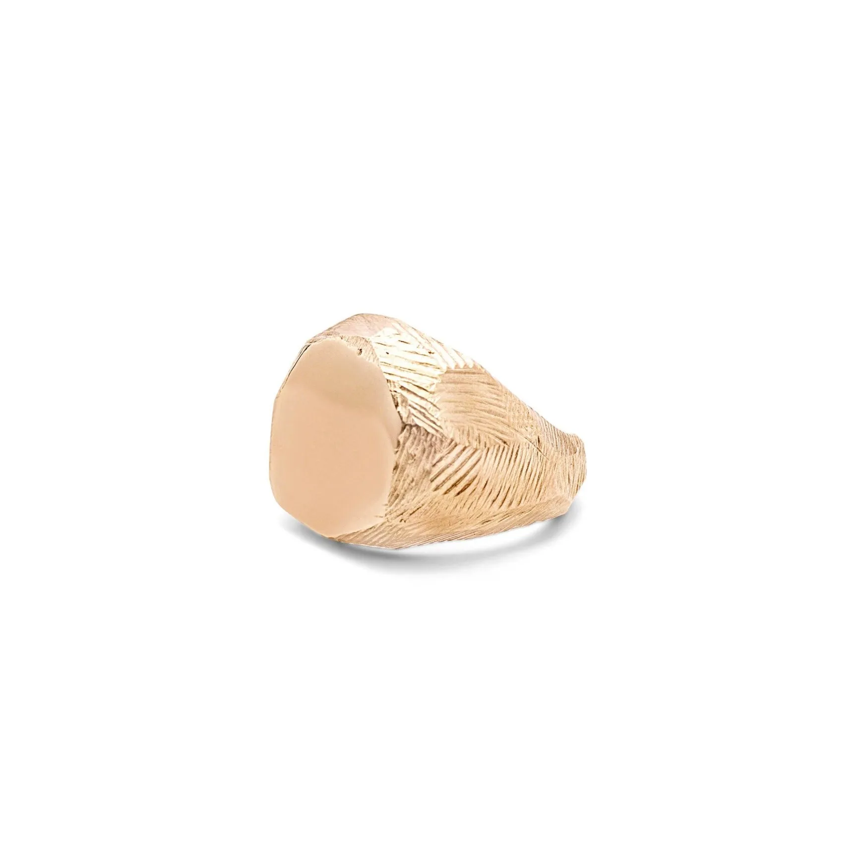 18K Large Signet Ring