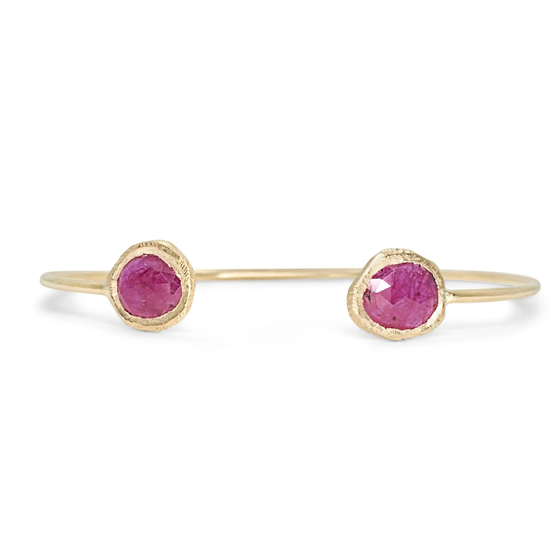 18K Open Ruby Cuff