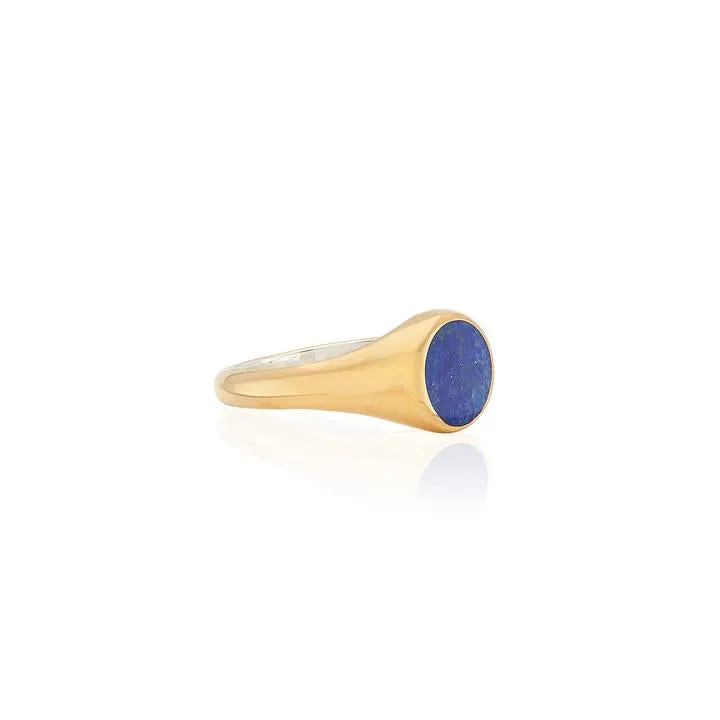 Anna Beck Lapis Signet Ring