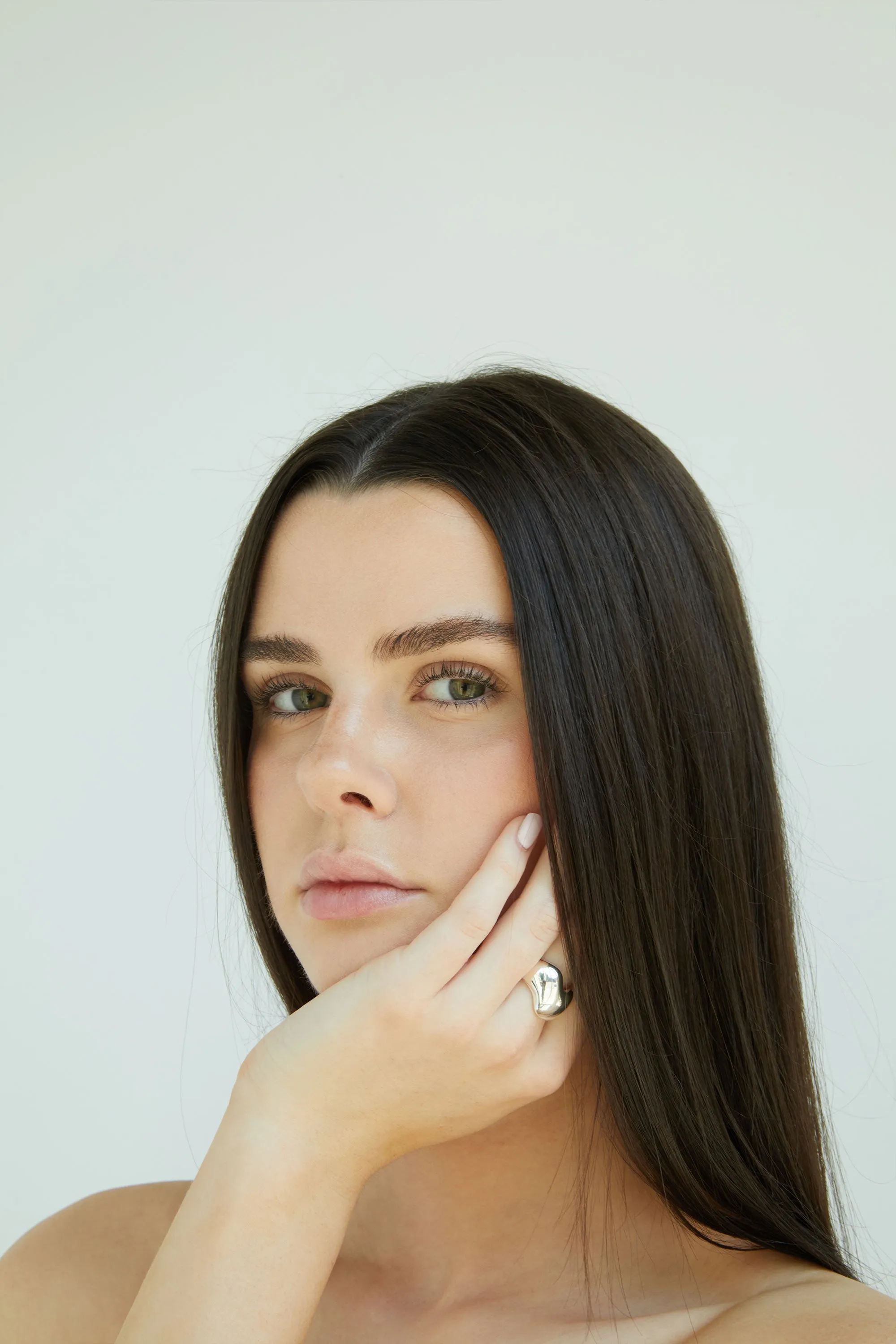 BOLD ABSTRACT DOME RING