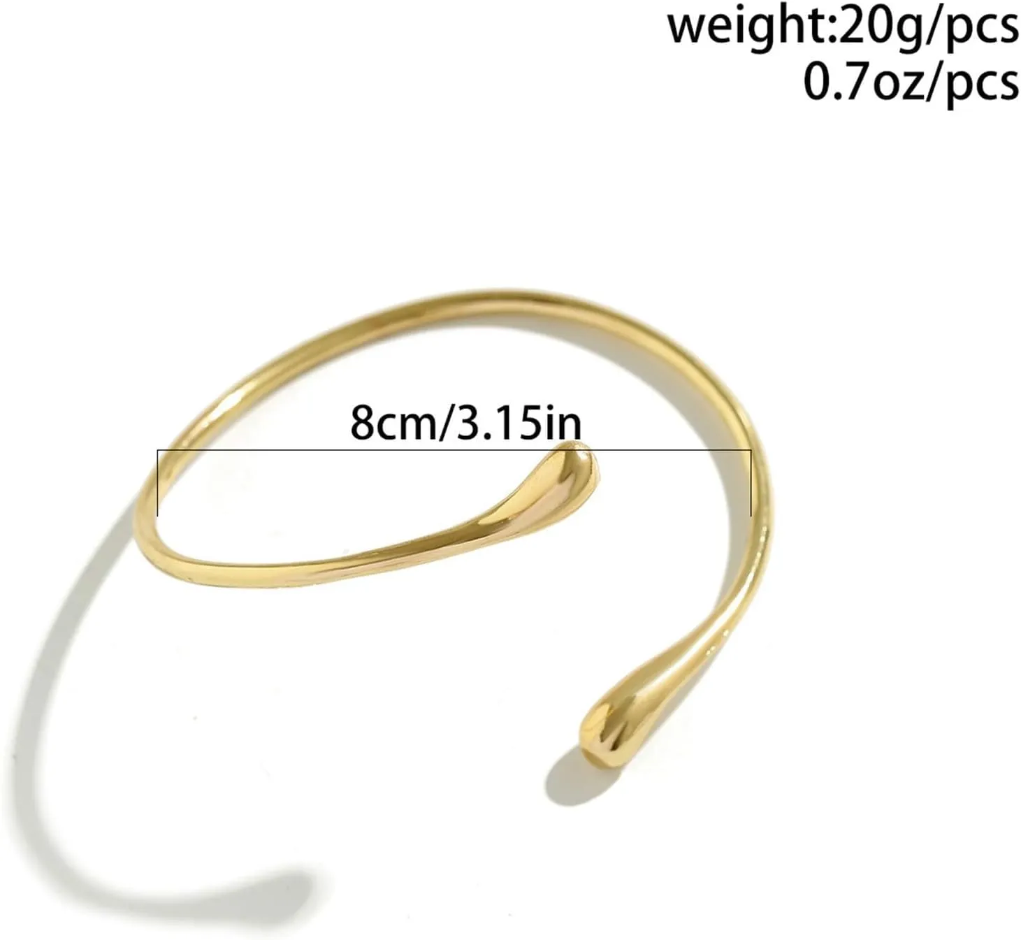 Choistily Arm Cuff Layered Bracelet Adjustable Upper Arm Cuff Bangle Gold Jewelry Gifts for Women Boho Summer Beach Essentials