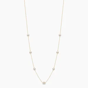 Classic 18K Gold Freshwater Pearl Necklace