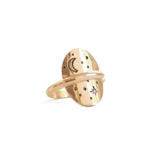 Night Sky Gold Filled Ring by Land of Salt