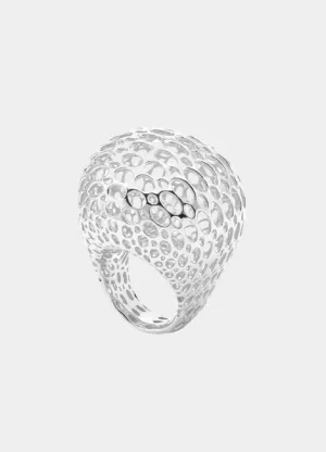 Ring | Bianca Hollow Bold | Silver Plated