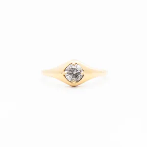 Salt and Pepper Diamond Billie Ring