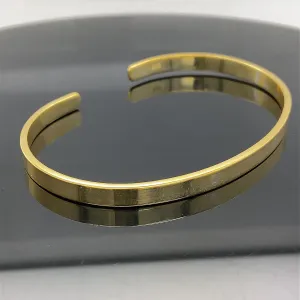 Silver Cuff Bracelet, Silver Cuff Bangle, Personalized Bracelet Cuff, Gold Thick Cuff Bracelet, Handmade Unisex Cuff Bracelet