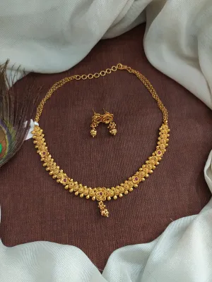 Simple & Elegant Design Antique Nagas Necklace Set