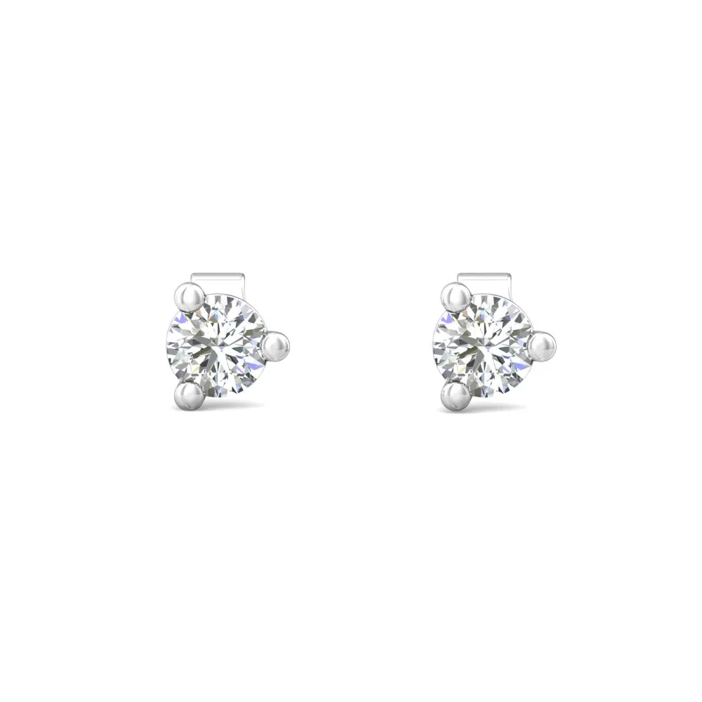 Smyth Diamond Classics 18k Gold Diamond Stud Earrings