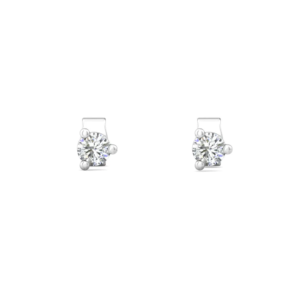 Smyth Diamond Classics 18k Gold Diamond Stud Earrings