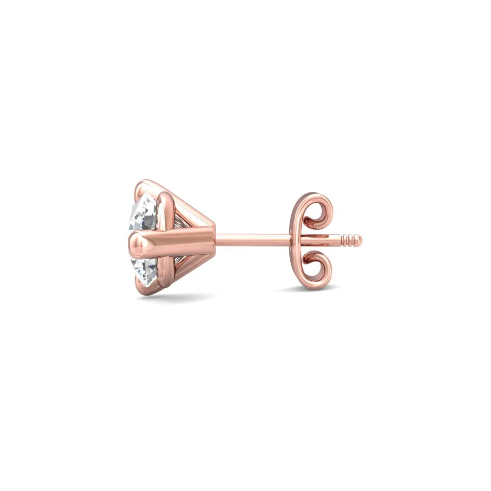 Smyth Diamond Classics 18k Gold Diamond Stud Earrings