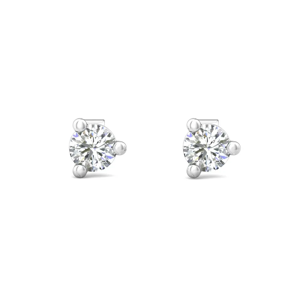 Smyth Diamond Classics 18k Gold Diamond Stud Earrings