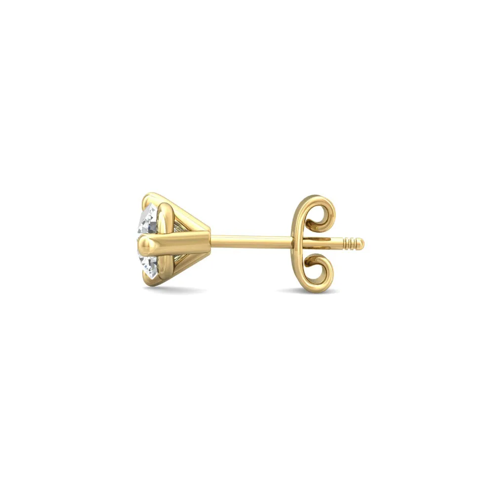 Smyth Diamond Classics 18k Gold Diamond Stud Earrings