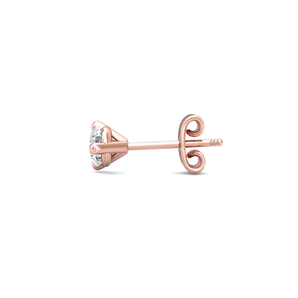 Smyth Diamond Classics 18k Gold Diamond Stud Earrings
