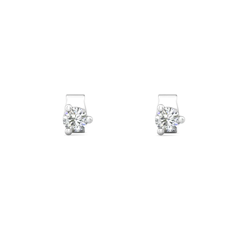Smyth Diamond Classics 18k Gold Diamond Stud Earrings