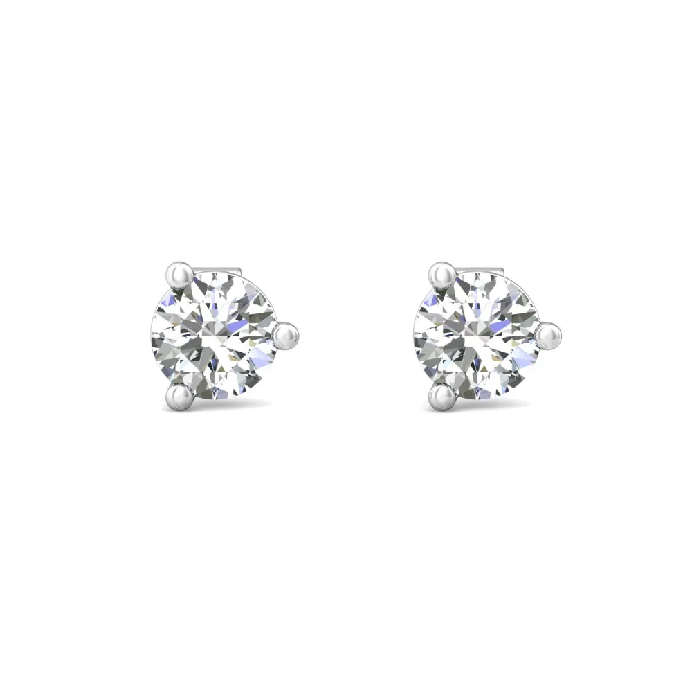 Smyth Diamond Classics 18k Gold Diamond Stud Earrings