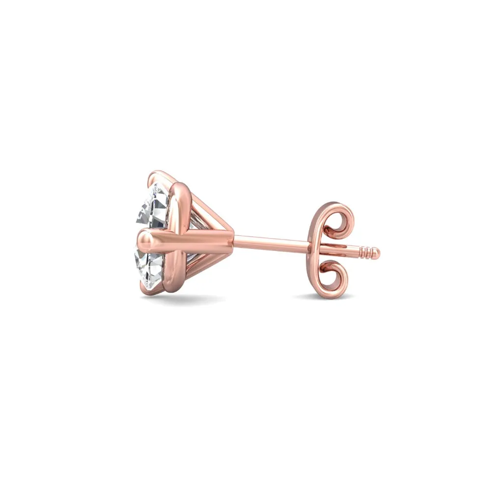 Smyth Diamond Classics 18k Gold Diamond Stud Earrings