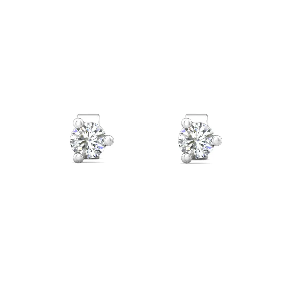 Smyth Diamond Classics 18k Gold Diamond Stud Earrings