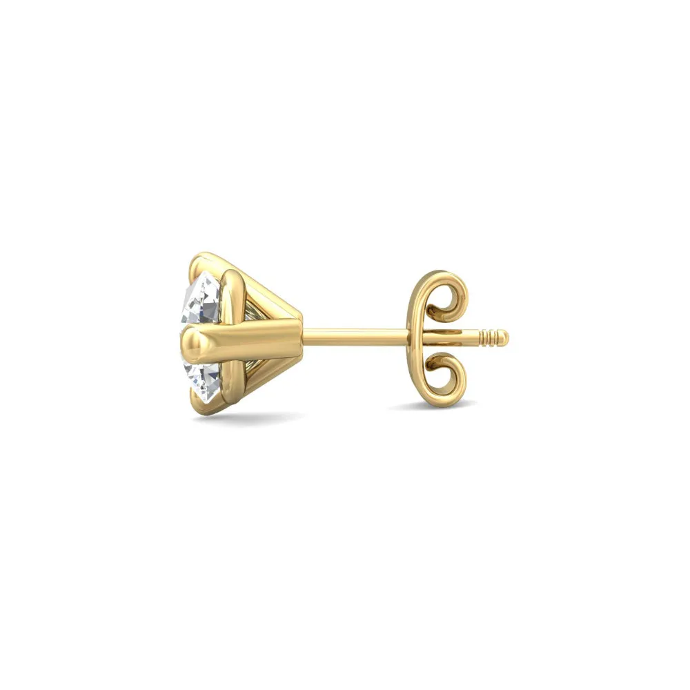 Smyth Diamond Classics 18k Gold Diamond Stud Earrings
