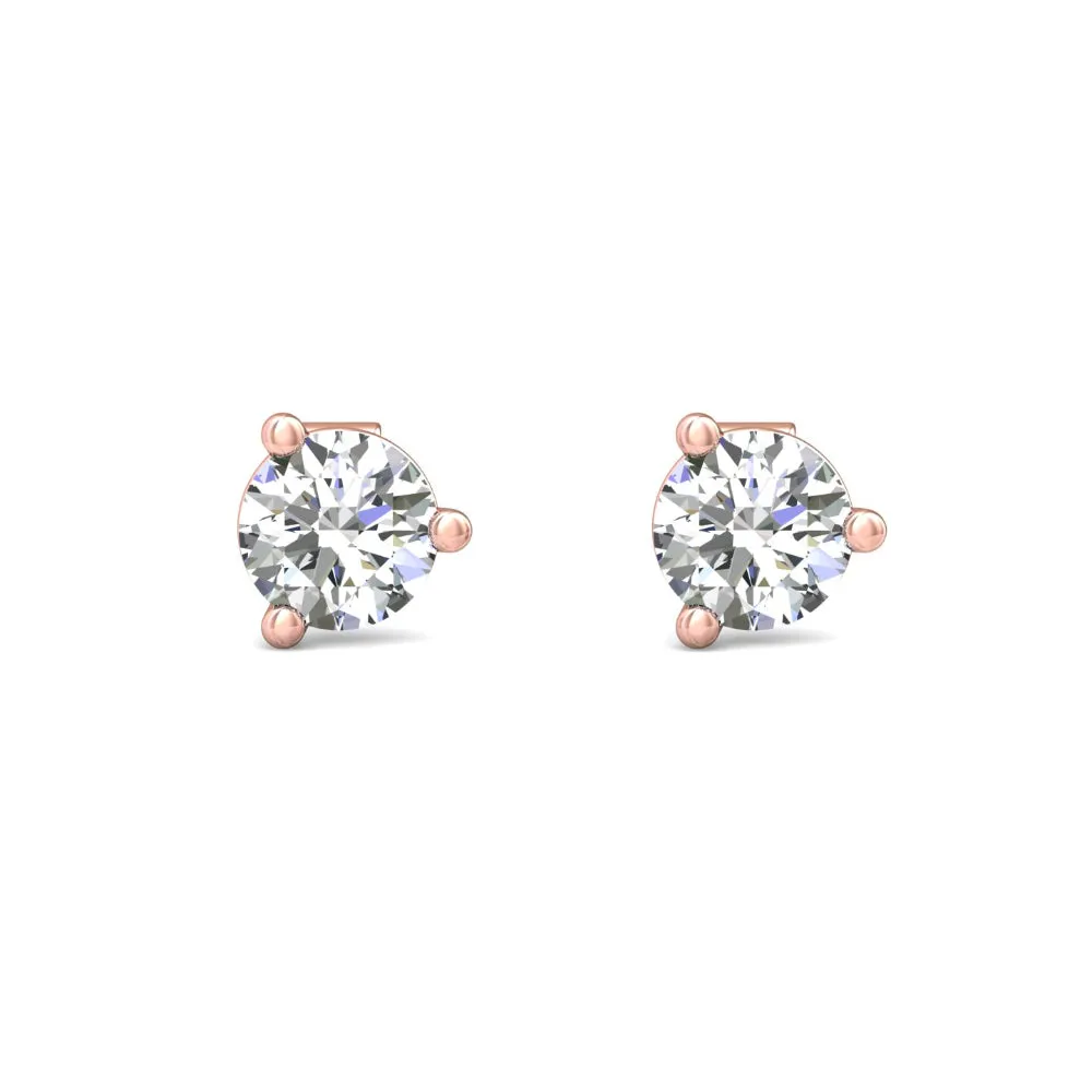 Smyth Diamond Classics 18k Gold Diamond Stud Earrings