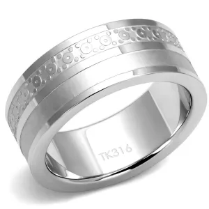 Stainless Steel Stoneless Men's Ring