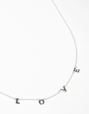 Sterling Silver Love Necklace