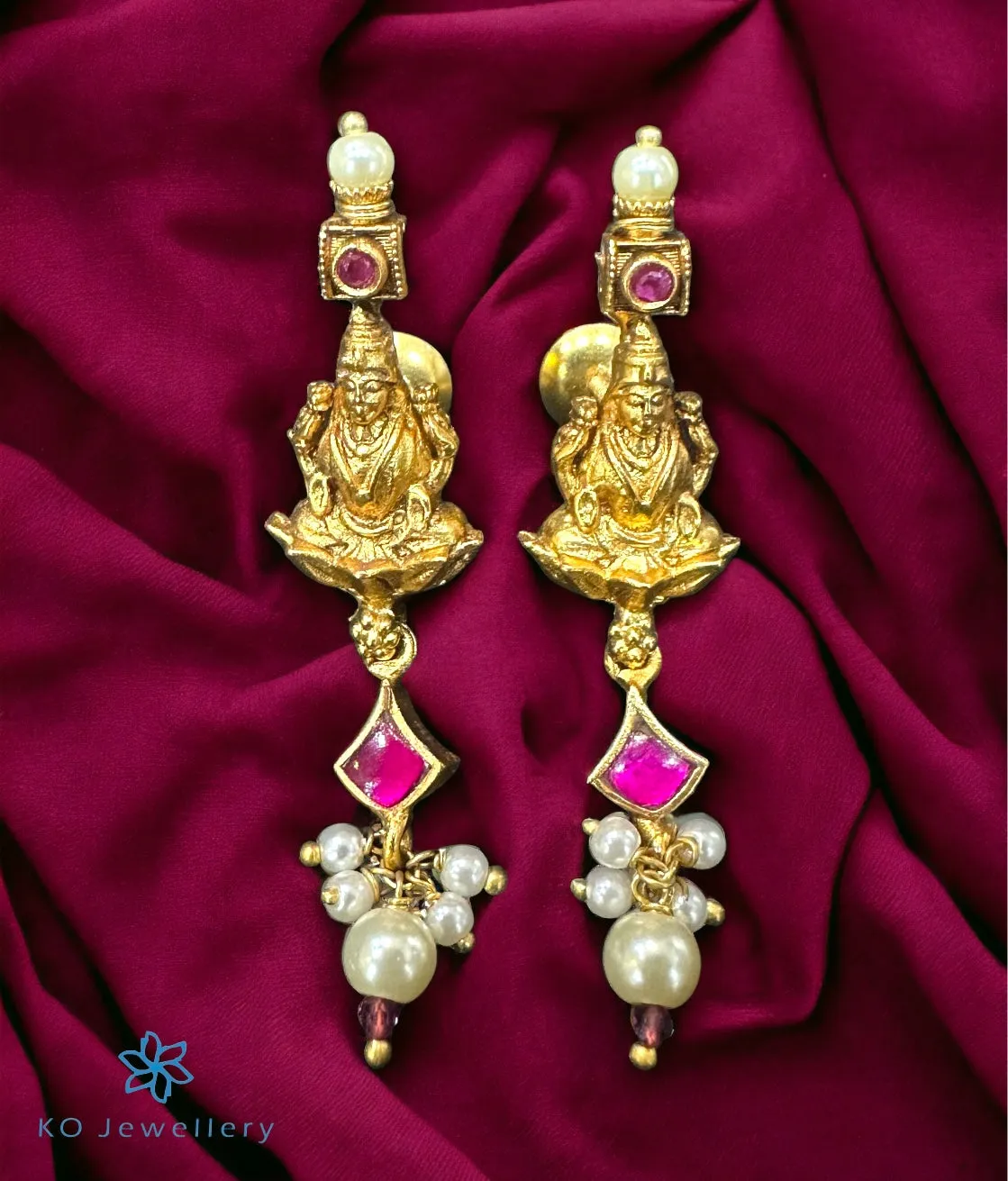 The Chitralekha Lakshmi Silver Necklace & Earrings