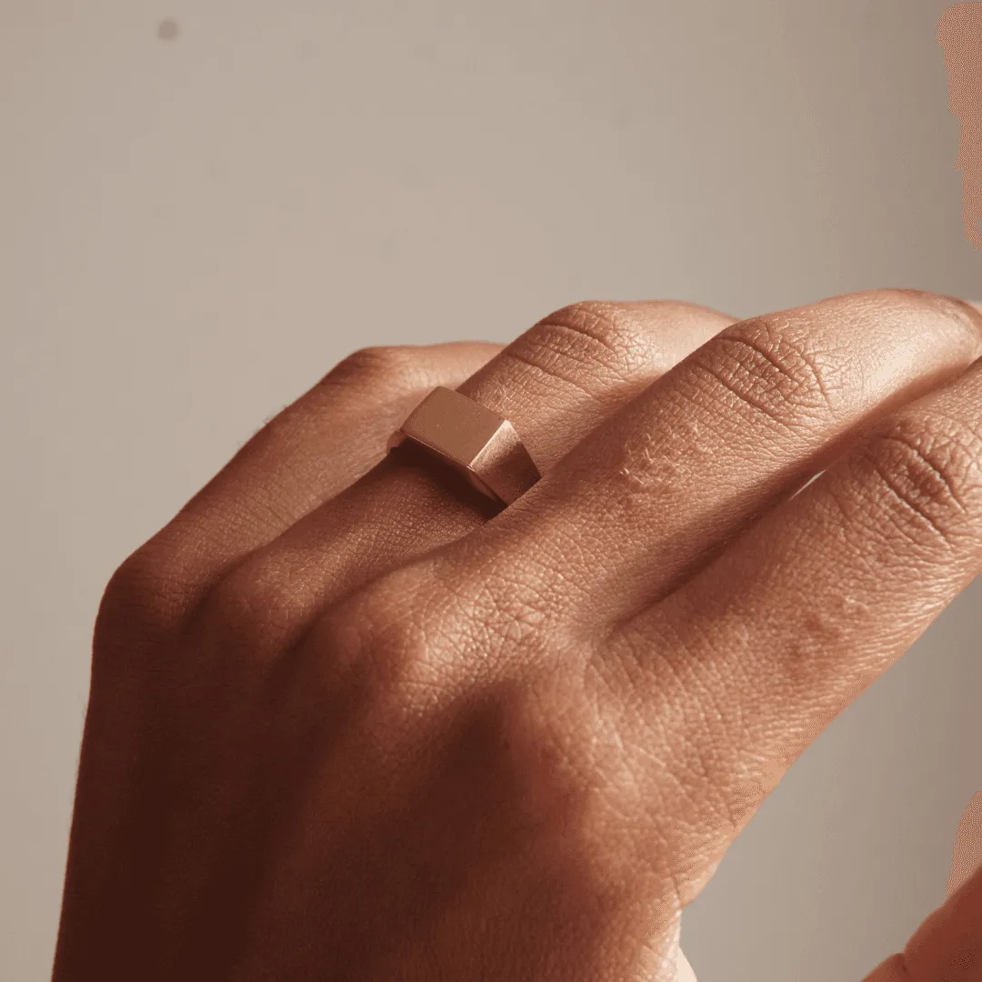 THE SPENCER RING - Solid 14k yellow gold