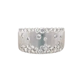 White Gold Diamond Constellation Ring