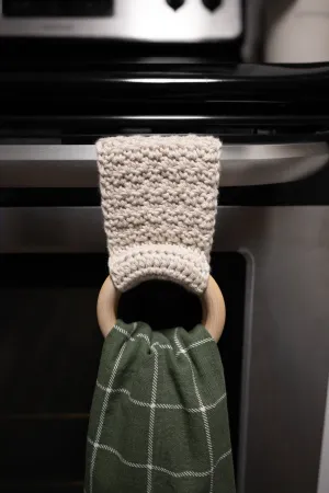 Wood Ring Towel Holders